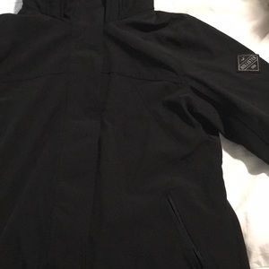 COPY - Hollister black rain jacket small